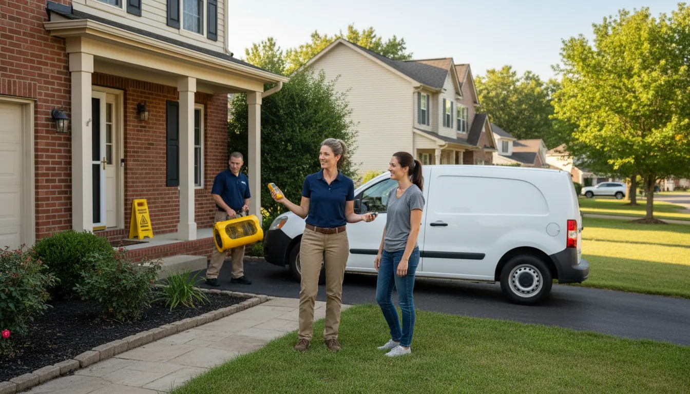 Water restoration image for Water Damage & Restoration Services in Seymour, MO